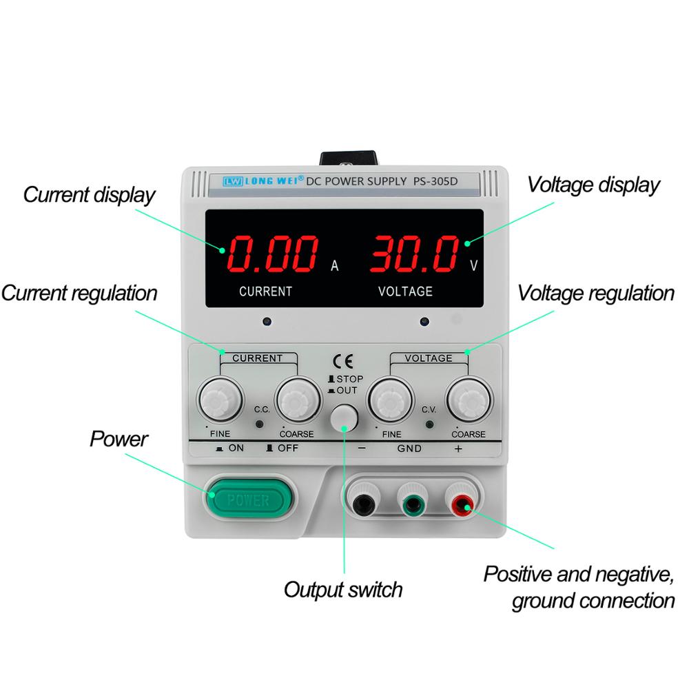 LW PS-305D 302D 303D 6402D 640 - Linear Lab Power Supply Adjustable 评论和价格
