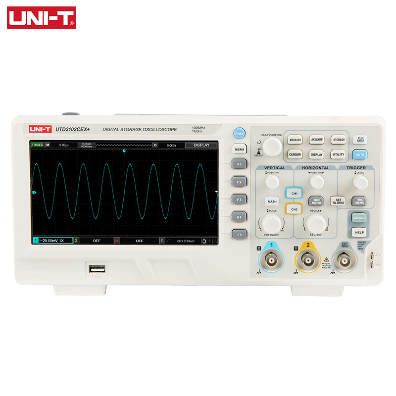 UNI-T UTD2102CEX+ Digital Stor - Digital Storage Oscilloscope 100Mhz 评论和价格