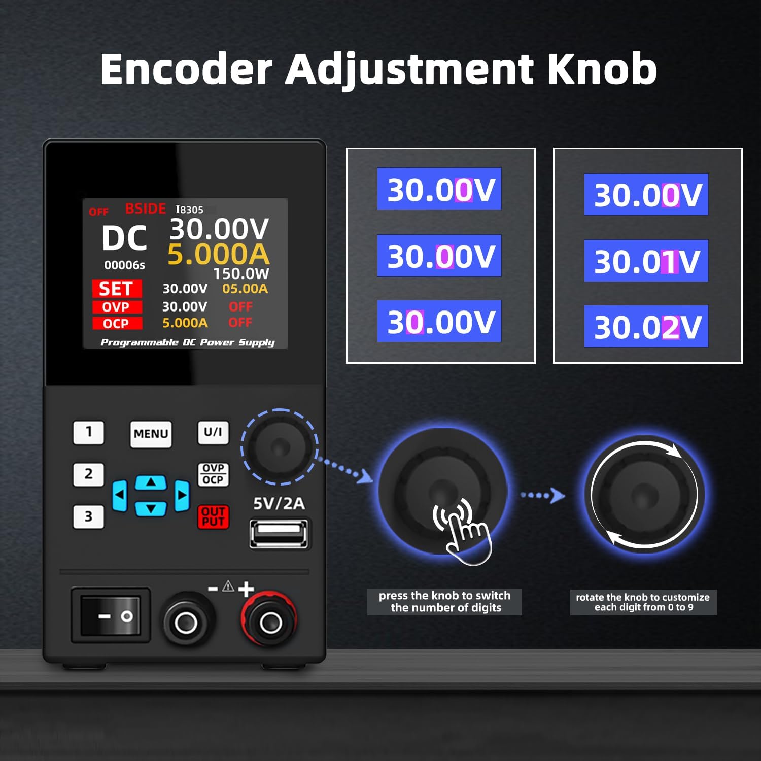 BSIDE DC Laboratory Regulated  - Programmable Dc Power Supply 30V 10A 评论和价格