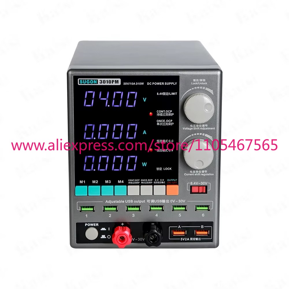 1Pcs 3010PM regulated DC power - Linear Lab Power Supply Adjustable 评论和价格
