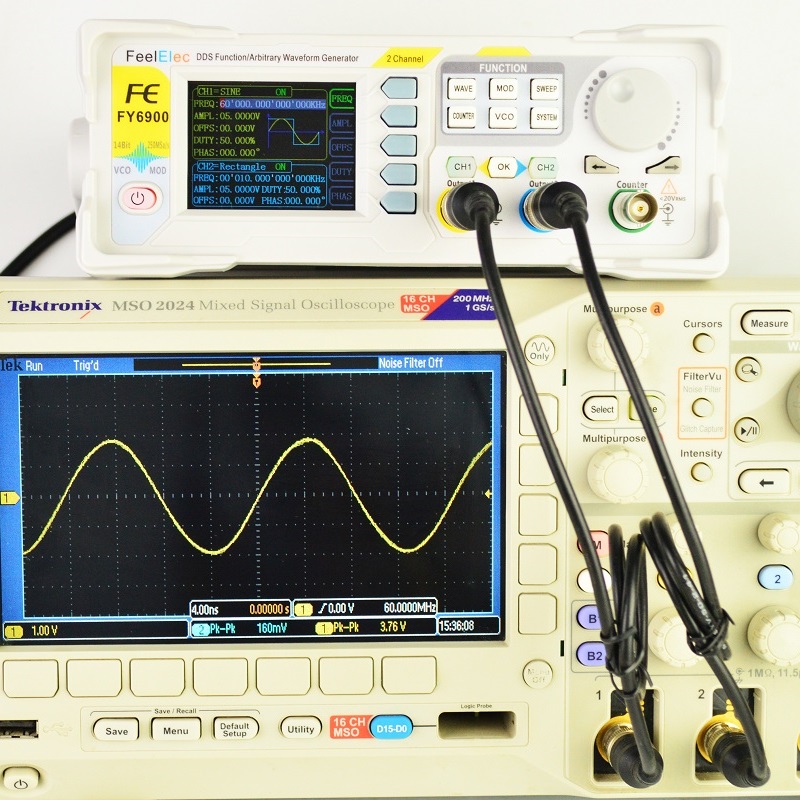 Feelelec FY6900 0-60MHz Digita - Function Arbitrary Waveform Generator 评论和价格
