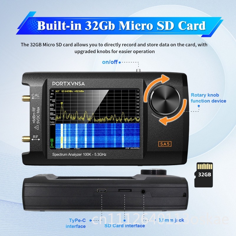 SA5 Multifunctional Handheld S - Signal Generator Spectrum Analyzer 评论和价格