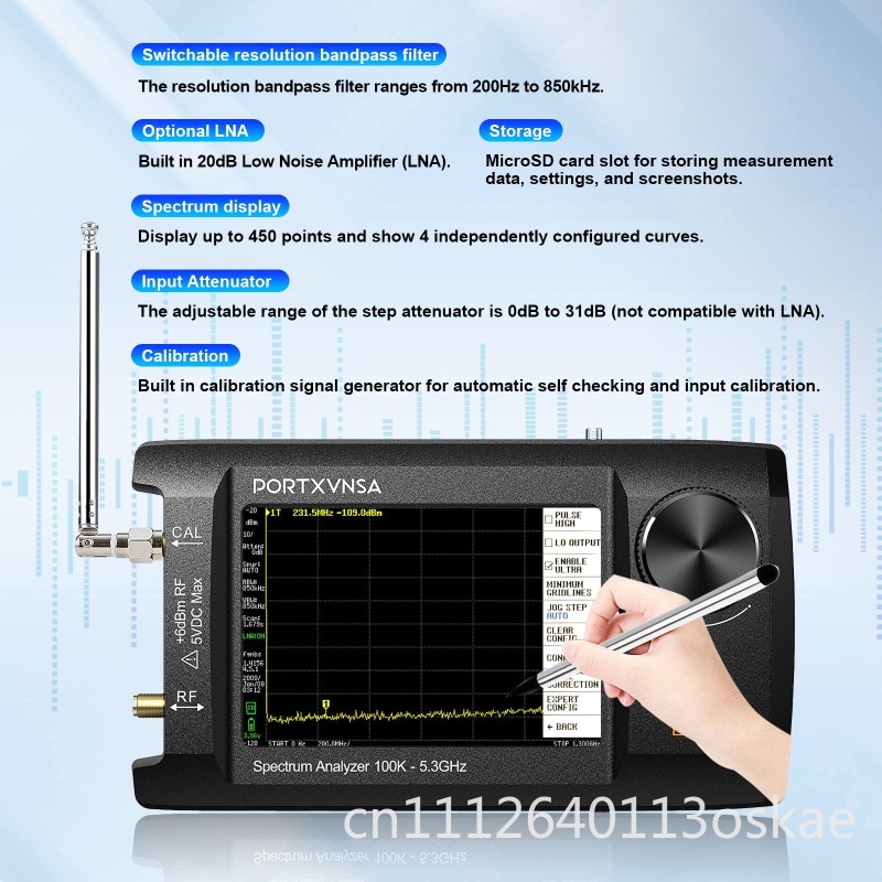 SA5 Multifunctional Handheld S - Signal Generator Spectrum Analyzer 评论和价格
