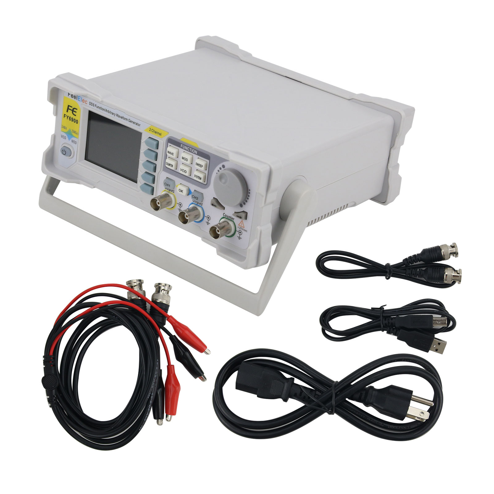 FY6900-50M 50MHz 2-Channel Fun - Function Arbitrary Waveform Generator 评论和价格