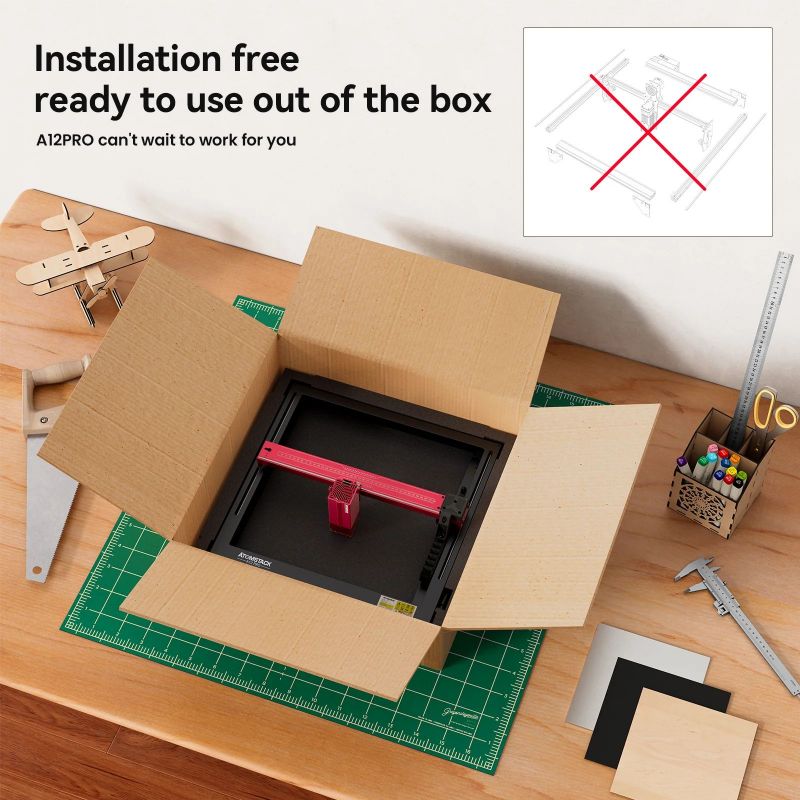 Atomstack A6 X6 S6 Pro 50W Cnc - Mini Laser Engraver Cnc Router 评论和价格