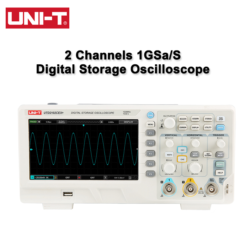 UNI-T Digital Oscilloscope UTD - Digital Storage Oscilloscope 100Mhz 评论和价格