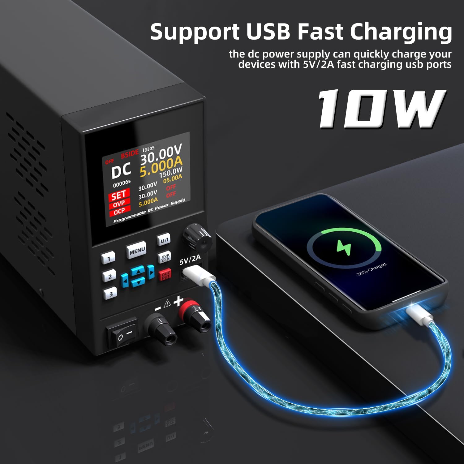 BSIDE DC Laboratory Regulated  - Programmable Dc Power Supply 30V 10A 评论和价格