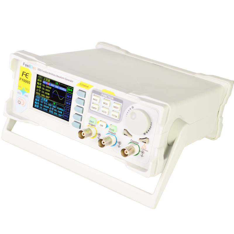 New FY6900 60MHz Dual Channel  - Function Arbitrary Waveform Generator 评论和价格