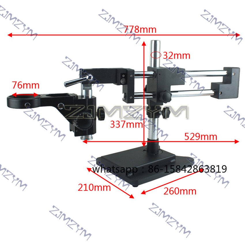 Universal Stand Double Boom Bi - Stereo Trinocular Microscope Pcb 评论和价格