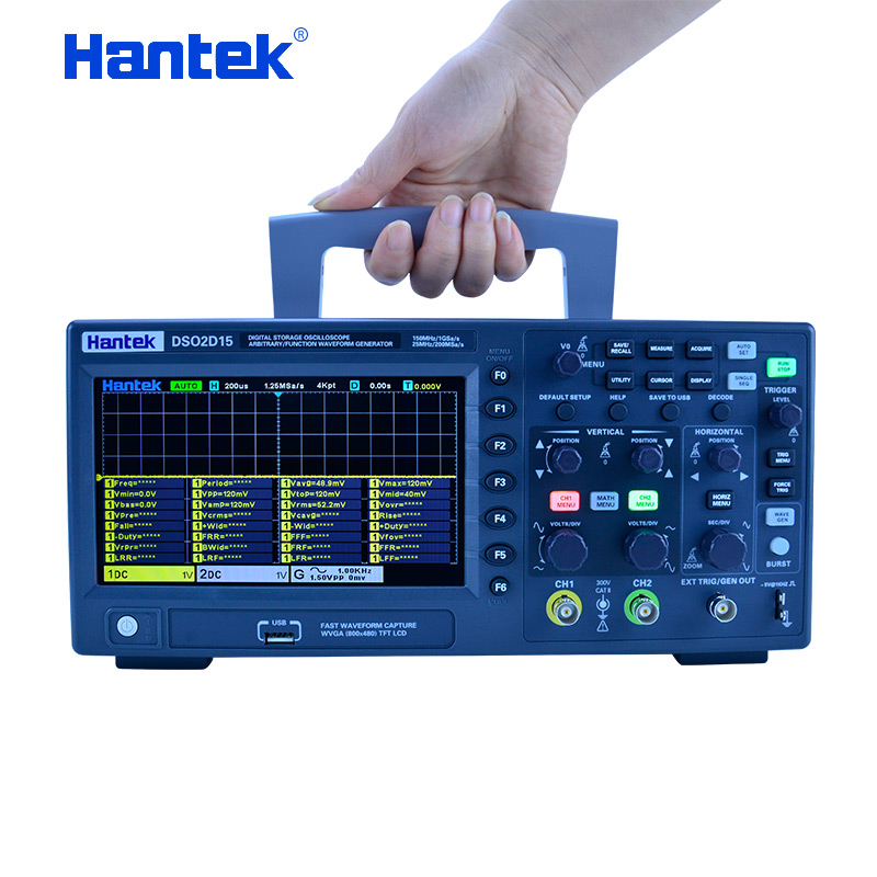 Hantek DSO2C10 2C15 2D10 2D15  - Digital Storage Oscilloscope 100Mhz 评论和价格