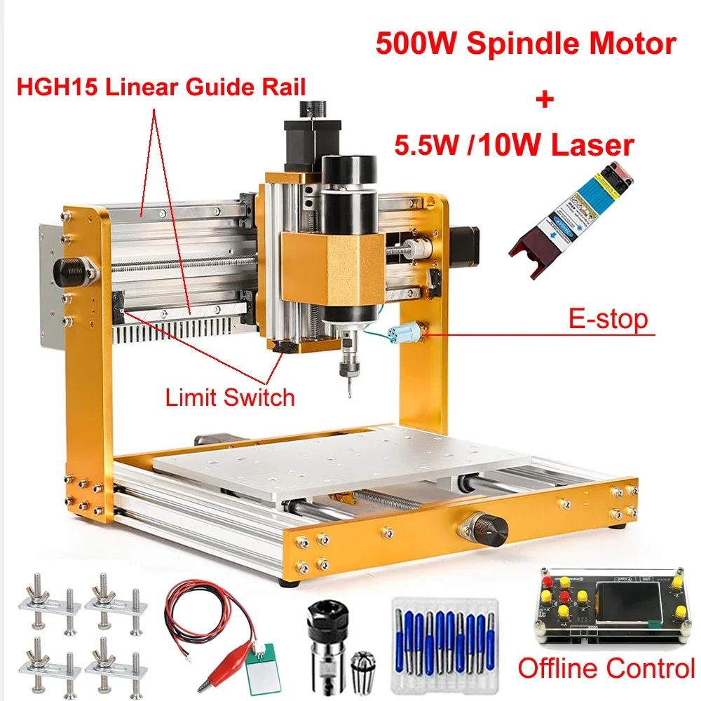 Linear Guide Rail Offline Alum - Mini Laser Engraver Cnc Router 评论和价格