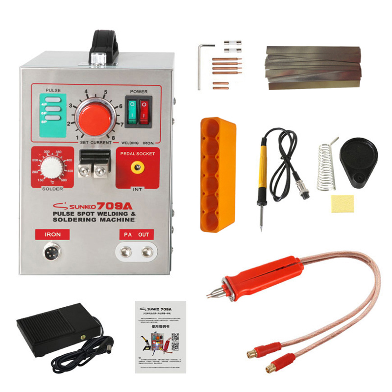 1.5KW SUNKKO 709A 220/110V Bat - Spot Welder 18650 Battery Pack 评论和价格