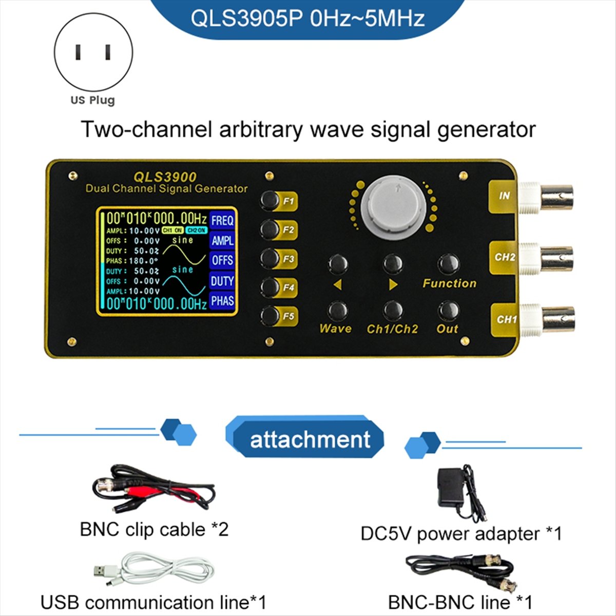 OKgood 2.4 Inch TFT DDS Functi - Function Arbitrary Waveform Generator 评论和价格