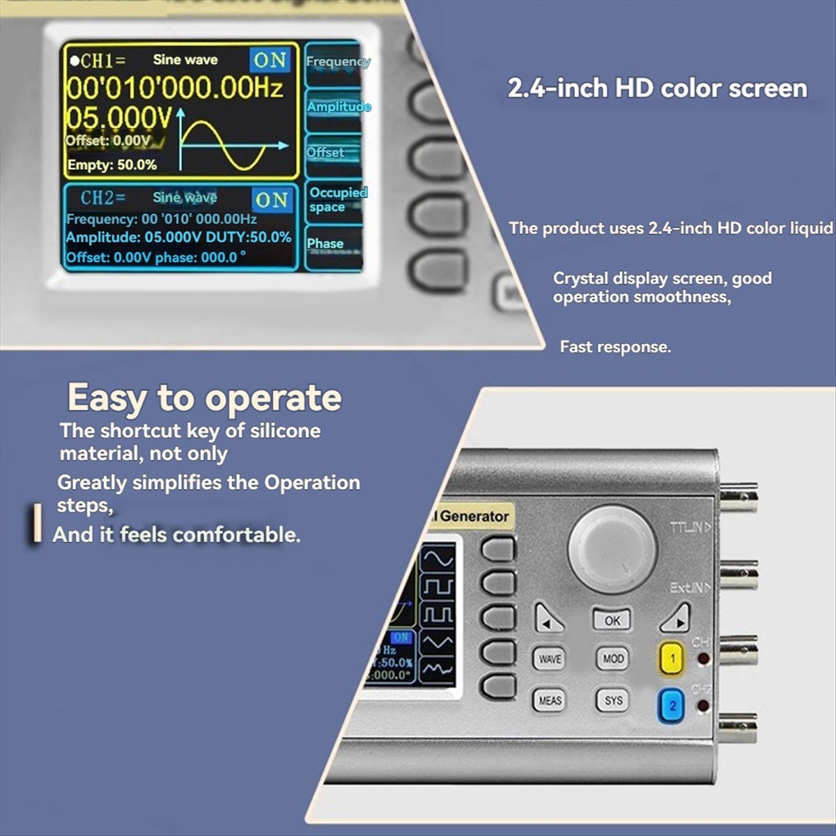 Friendly!JDS2900 Dual Channel  - Function Arbitrary Waveform Generator 评论和价格